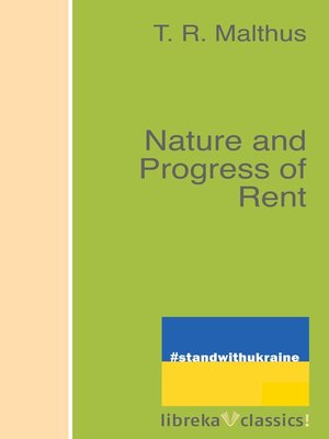 cover image of Nature and Progress of Rent